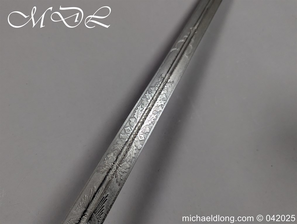 Black Watch WW1 Field Officers Sword by Wilkinson - Image 17