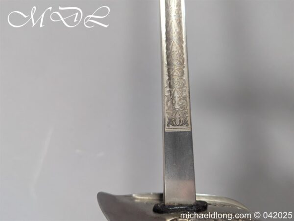 British Kings Own Scottish Borderers Officers Sword - Image 20