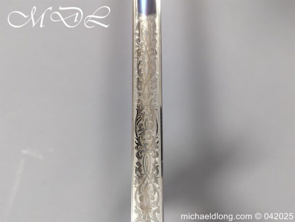 British Kings Own Scottish Borderers Officers Sword - Image 14