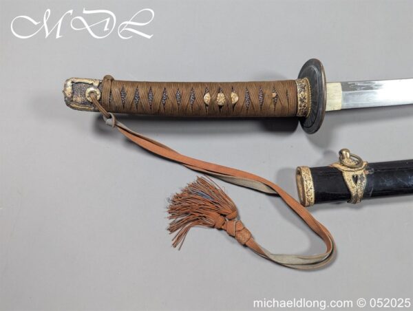 Japanese WW2 Naval Katana Surrendered by Admiral Fukudome - Image 2