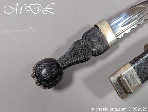 Scottish Edwardian Dirk by R G Lawrie Glasgow - Image 19