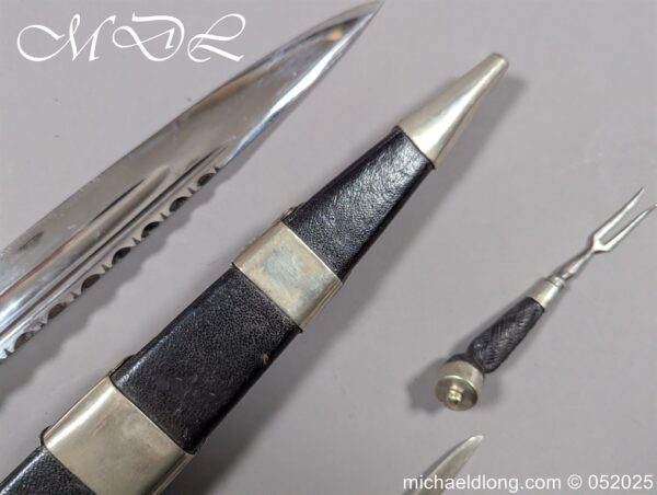 Scottish Edwardian Dirk by R G Lawrie Glasgow - Image 16