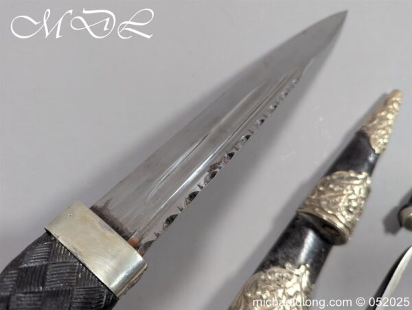 Scottish Edwardian Dirk by R G Lawrie Glasgow - Image 11