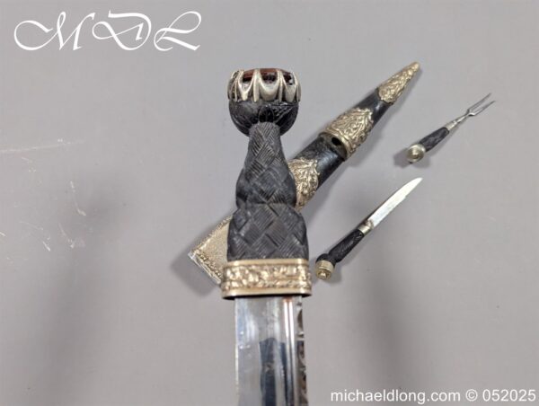 Scottish Edwardian Dirk by R G Lawrie Glasgow - Image 8
