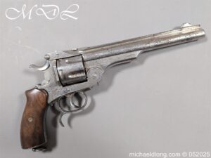 Belgian Engraved .44 Henry Rimfire Revolver of Smith and Wesson Style