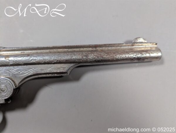 Belgian Engraved .44 Henry Rimfire Revolver of Smith and Wesson Style - Image 21