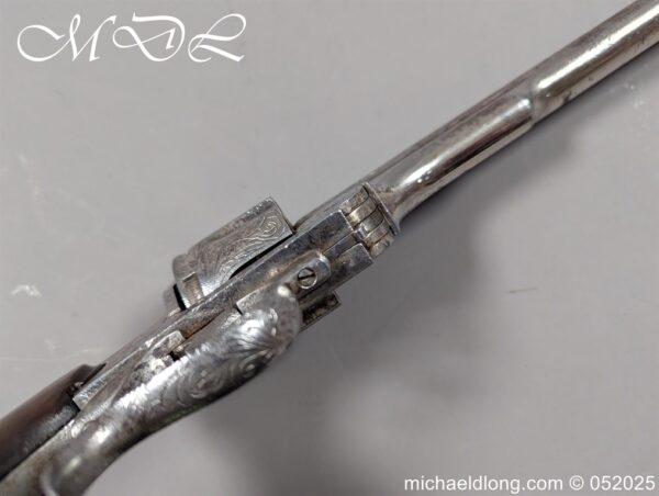 Belgian Engraved .44 Henry Rimfire Revolver of Smith and Wesson Style - Image 19