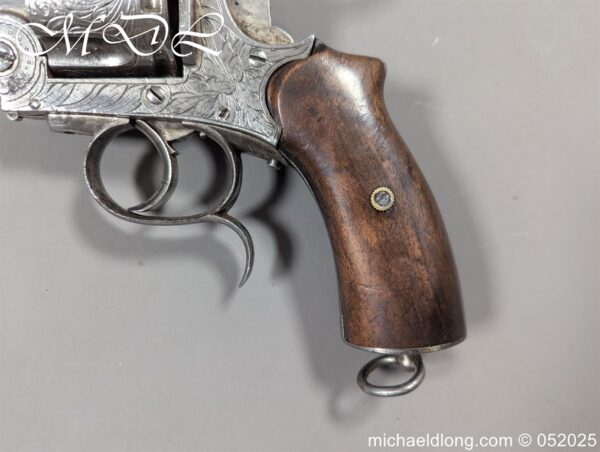 Belgian Engraved .44 Henry Rimfire Revolver of Smith and Wesson Style - Image 17