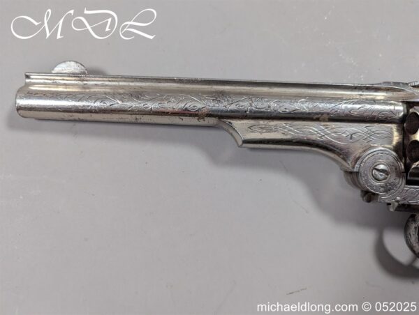 Belgian Engraved .44 Henry Rimfire Revolver of Smith and Wesson Style - Image 14