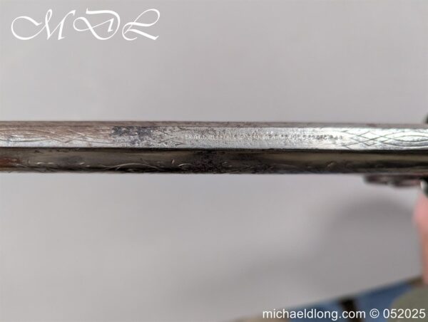 Belgian Engraved .44 Henry Rimfire Revolver of Smith and Wesson Style - Image 4