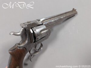 Belgian Engraved .44 Henry Rimfire Revolver of Smith and Wesson Style