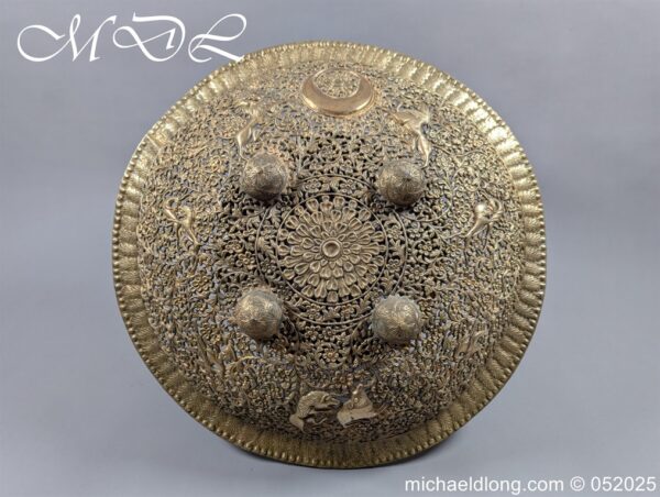 Indian Circular Brass Shield