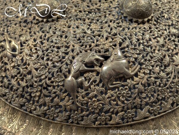 Indian Circular Brass Shield - Image 7
