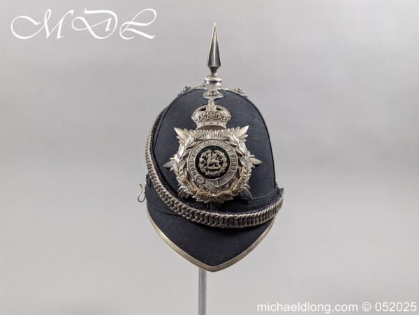 Monmouthshire 3rd Battalion Officer’s Blue Cloth Helmet