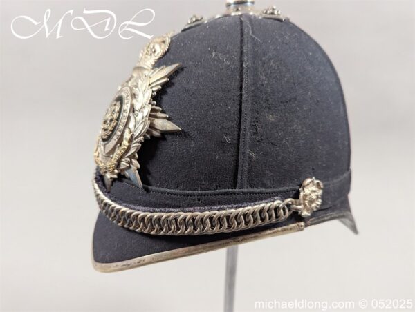 Monmouthshire 3rd Battalion Officer’s Blue Cloth Helmet - Image 7