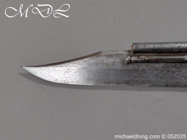 Double-Barrel Curiosa Bowie Knife Percussion Pistol - Image 10