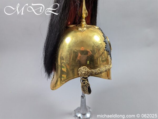 Victorian 3rd Dragoon Guards Officers 1871 Helmet - Image 12