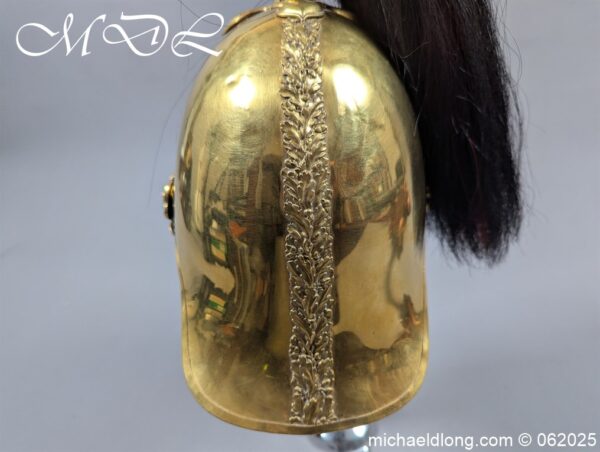 Victorian 3rd Dragoon Guards Officers 1871 Helmet - Image 10