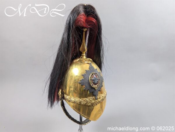 Victorian 3rd Dragoon Guards Officers 1871 Helmet