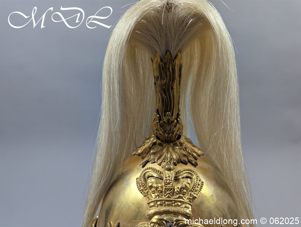 Victorian Royal Irish Dragoon Guards 1847 Officers Helmet - Image 17