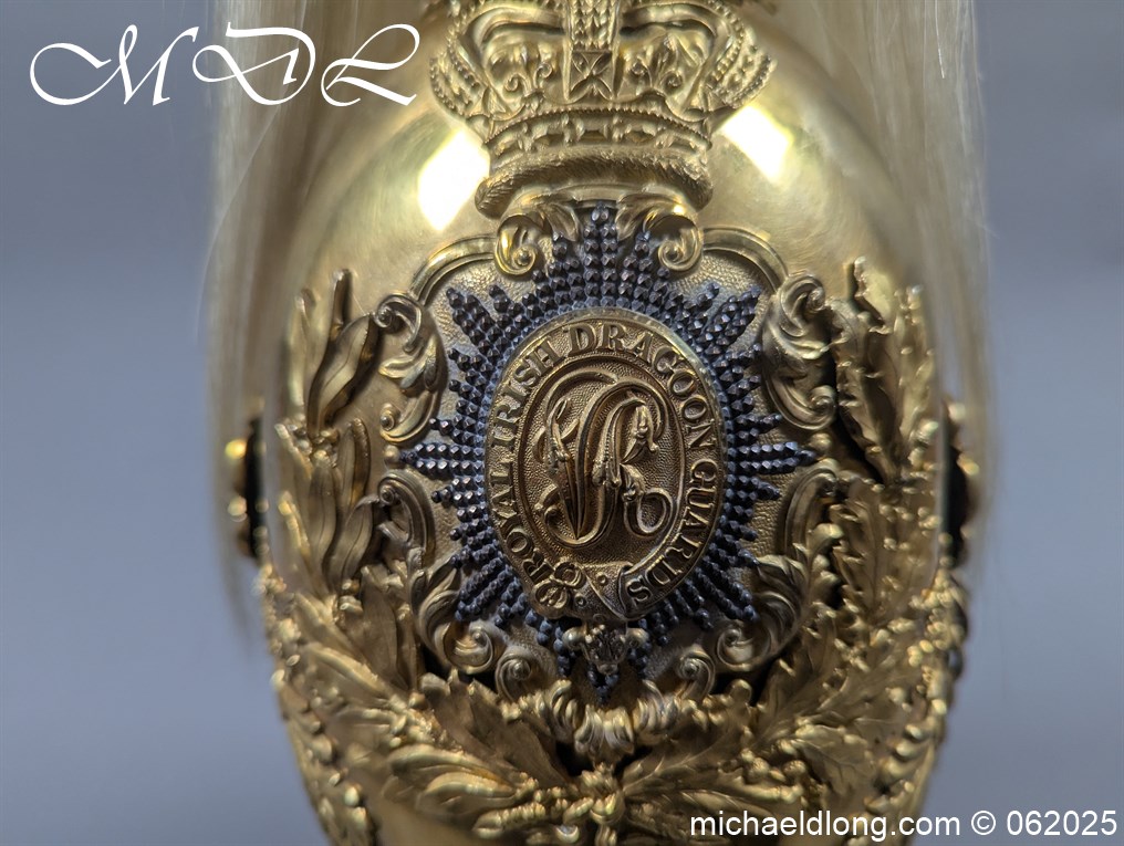 Victorian Royal Irish Dragoon Guards 1847 Officers Helmet - Image 15