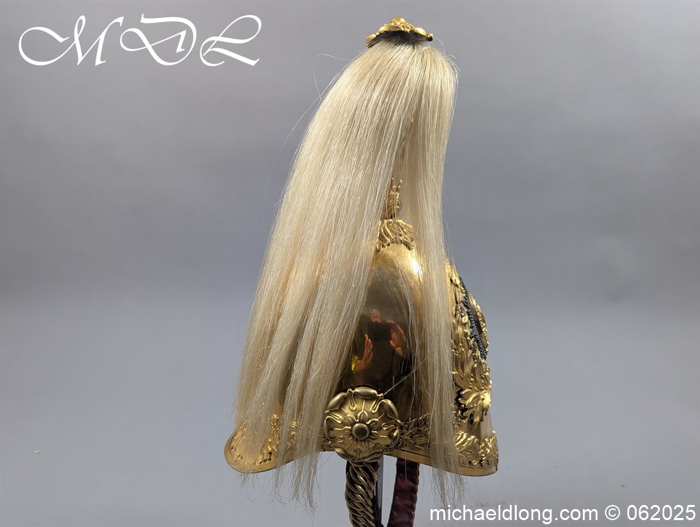 Victorian Royal Irish Dragoon Guards 1847 Officers Helmet - Image 13