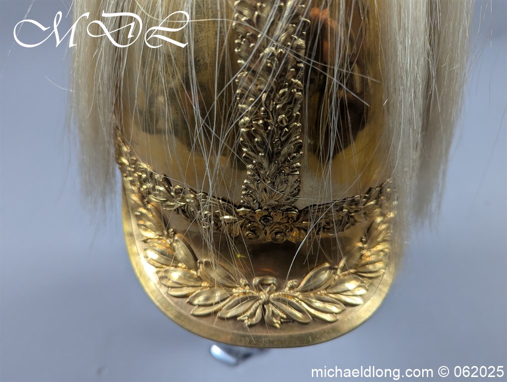 Victorian Royal Irish Dragoon Guards 1847 Officers Helmet - Image 9