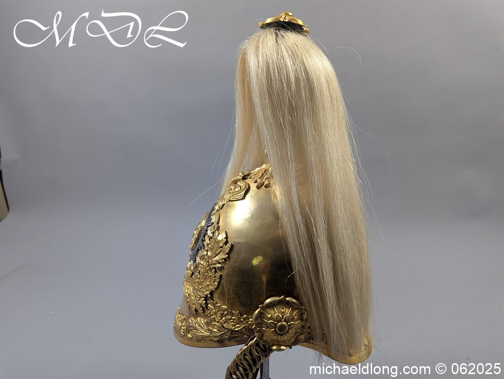 Victorian Royal Irish Dragoon Guards 1847 Officers Helmet - Image 8