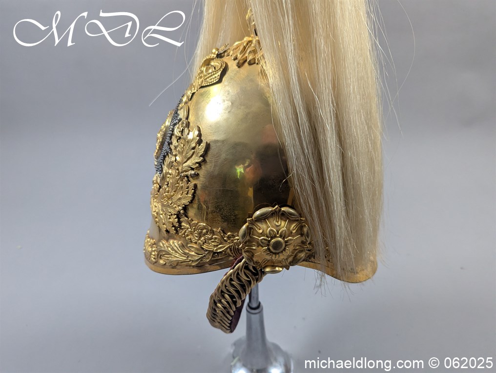 Victorian Royal Irish Dragoon Guards 1847 Officers Helmet - Image 7