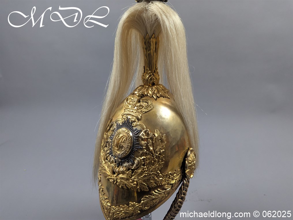 Victorian Royal Irish Dragoon Guards 1847 Officers Helmet - Image 5