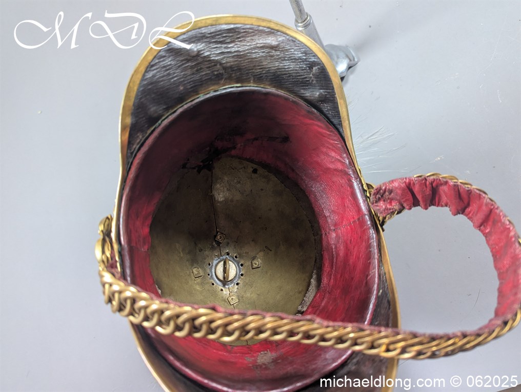 Victorian Royal Irish Dragoon Guards 1847 Officers Helmet - Image 4