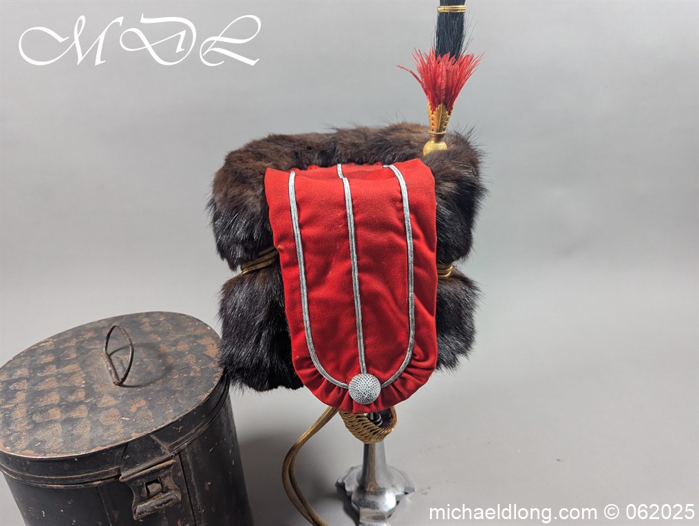 Victorian Yorkshire Hussars Full Dress Busby - Image 12