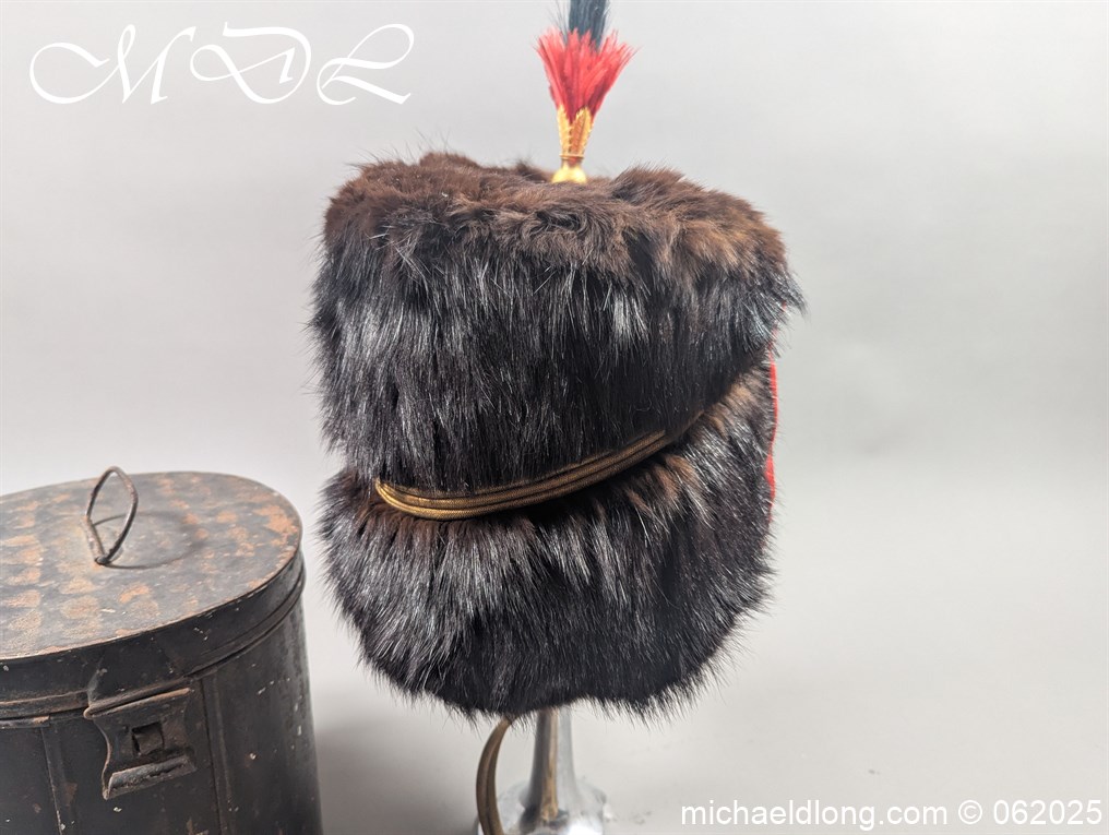 Victorian Yorkshire Hussars Full Dress Busby - Image 11