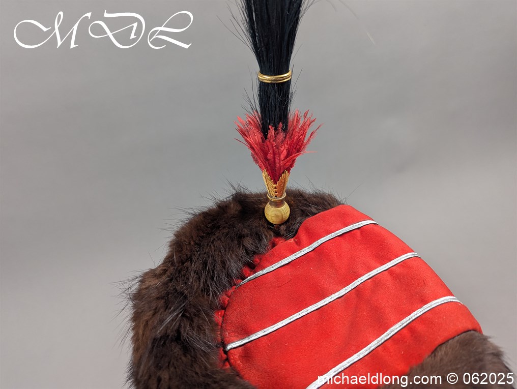 Victorian Yorkshire Hussars Full Dress Busby - Image 10