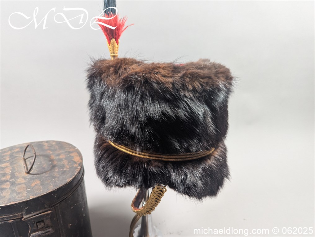 Victorian Yorkshire Hussars Full Dress Busby - Image 9