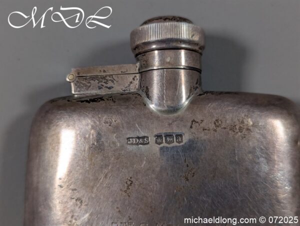 Scottish Black Watch Hallmarked V C Winner Presentation Hipflask - Image 10