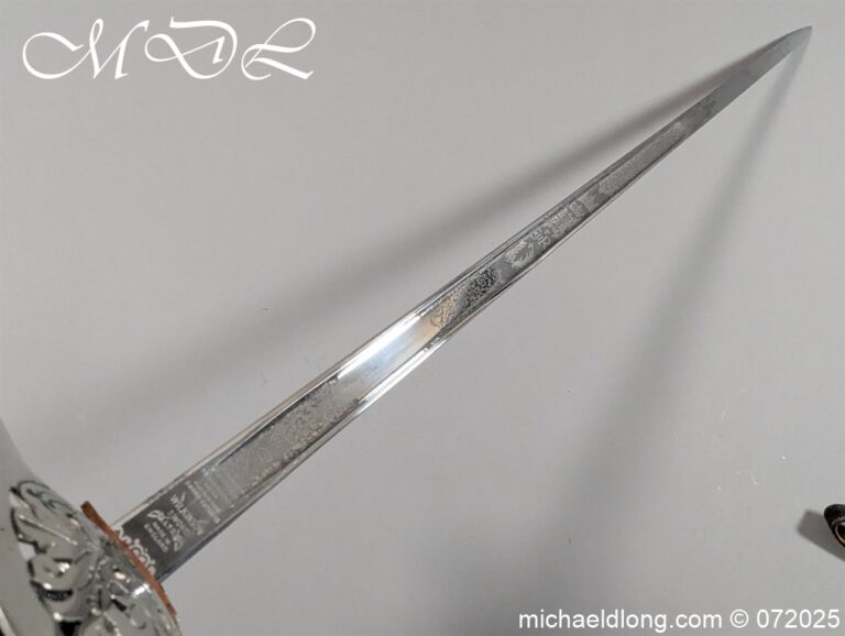 British Tank Regiment Officers Sword by Wilkinson – Michael D Long Ltd ...