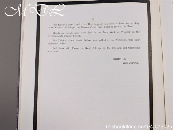 Queen Victoria Funeral Historic Document - Image 6