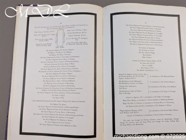 Queen Victoria Funeral Historic Document - Image 5