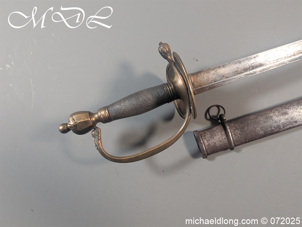 British 1796 Infantry Officers Sword by Hauschill - Image 3