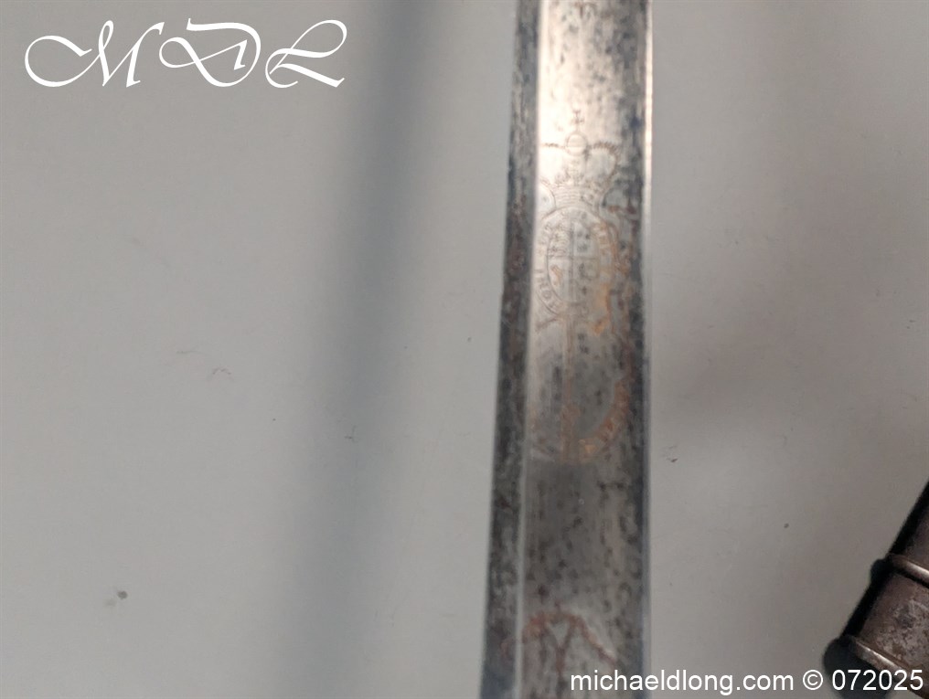 British 1796 Infantry Officers Sword by Hauschill - Image 14