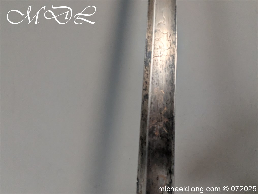 British 1796 Infantry Officers Sword by Hauschill - Image 13
