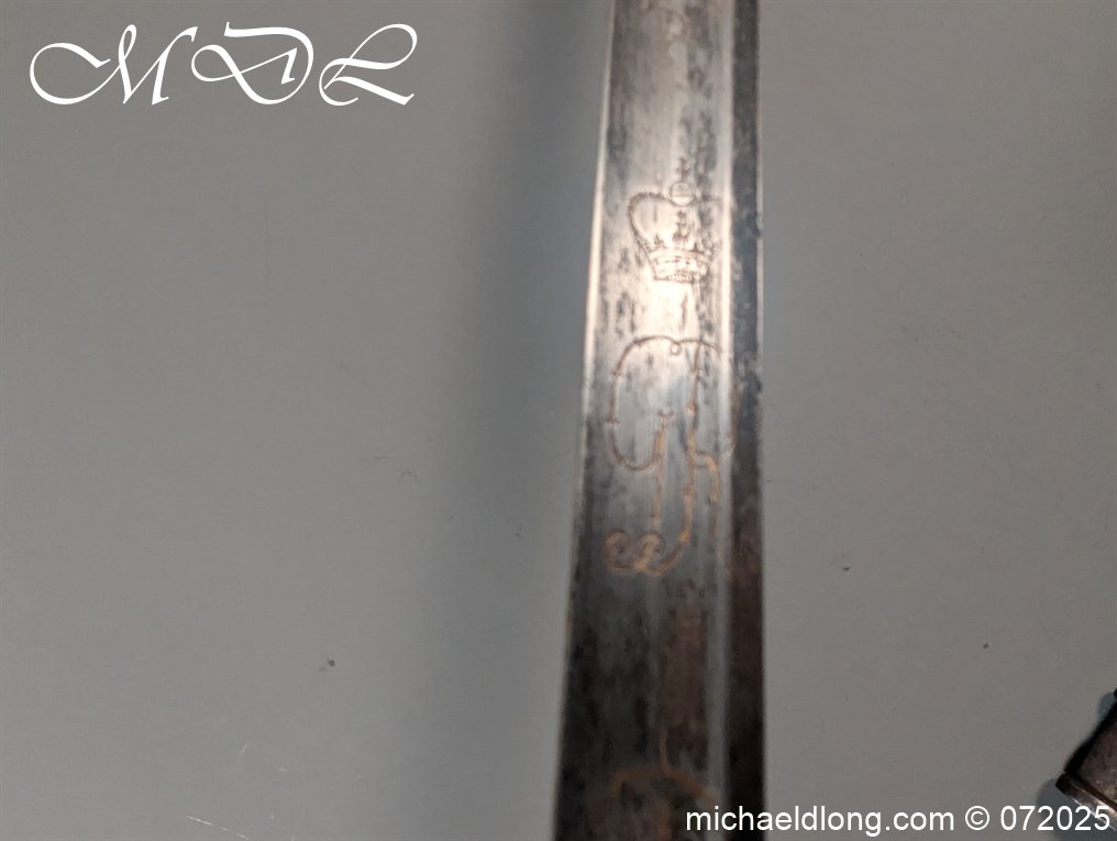British 1796 Infantry Officers Sword by Hauschill - Image 12