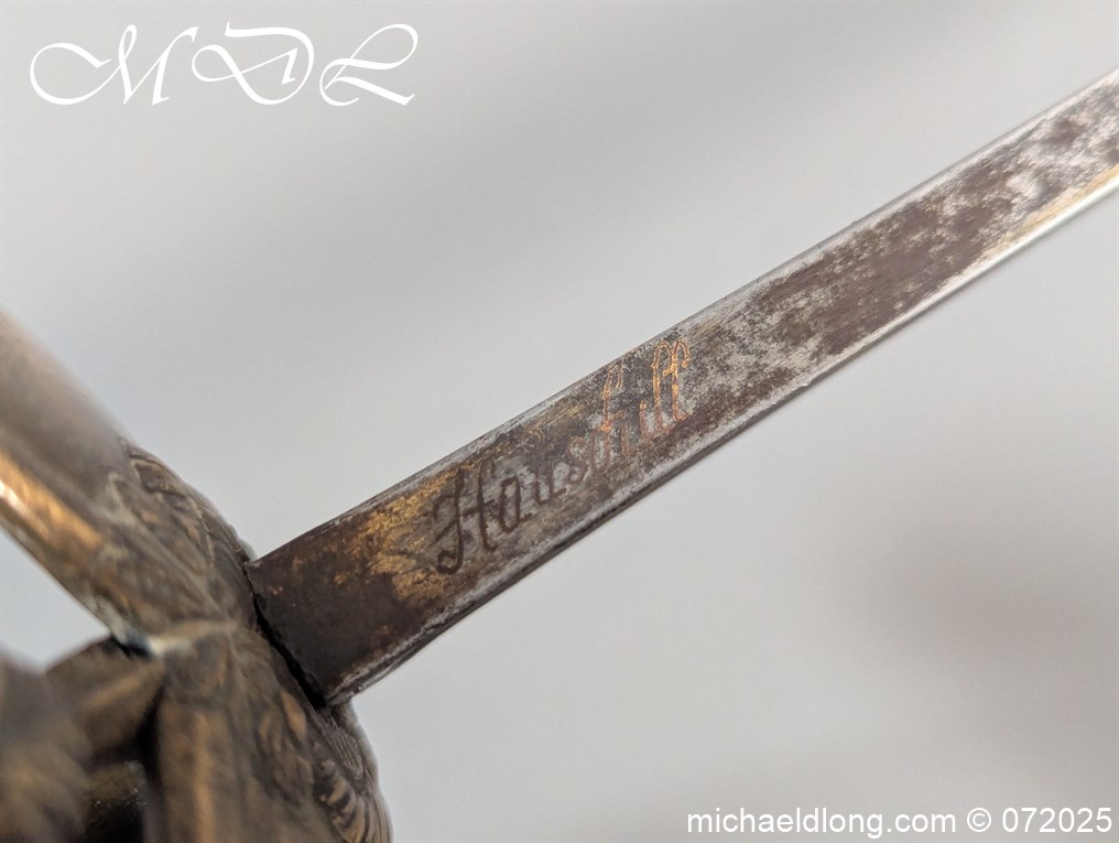 British 1796 Infantry Officers Sword by Hauschill - Image 11