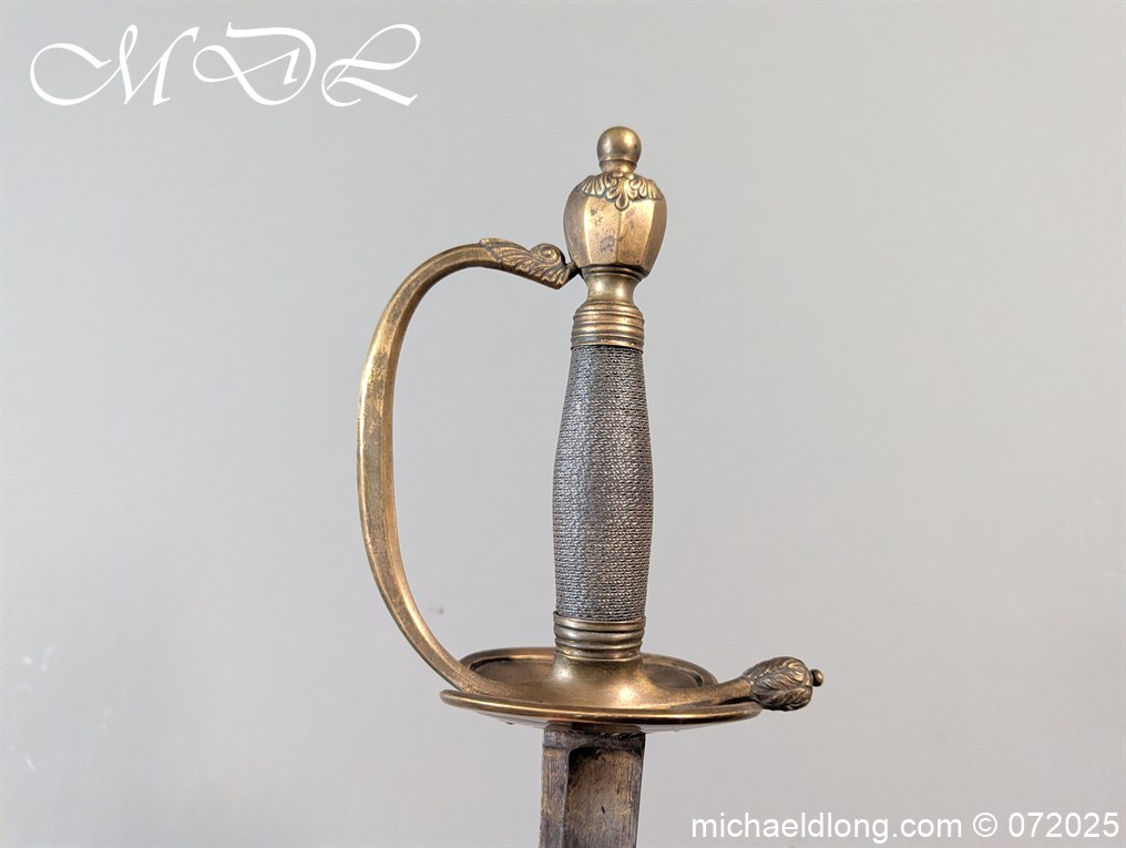 British 1796 Infantry Officers Sword by Hauschill - Image 10