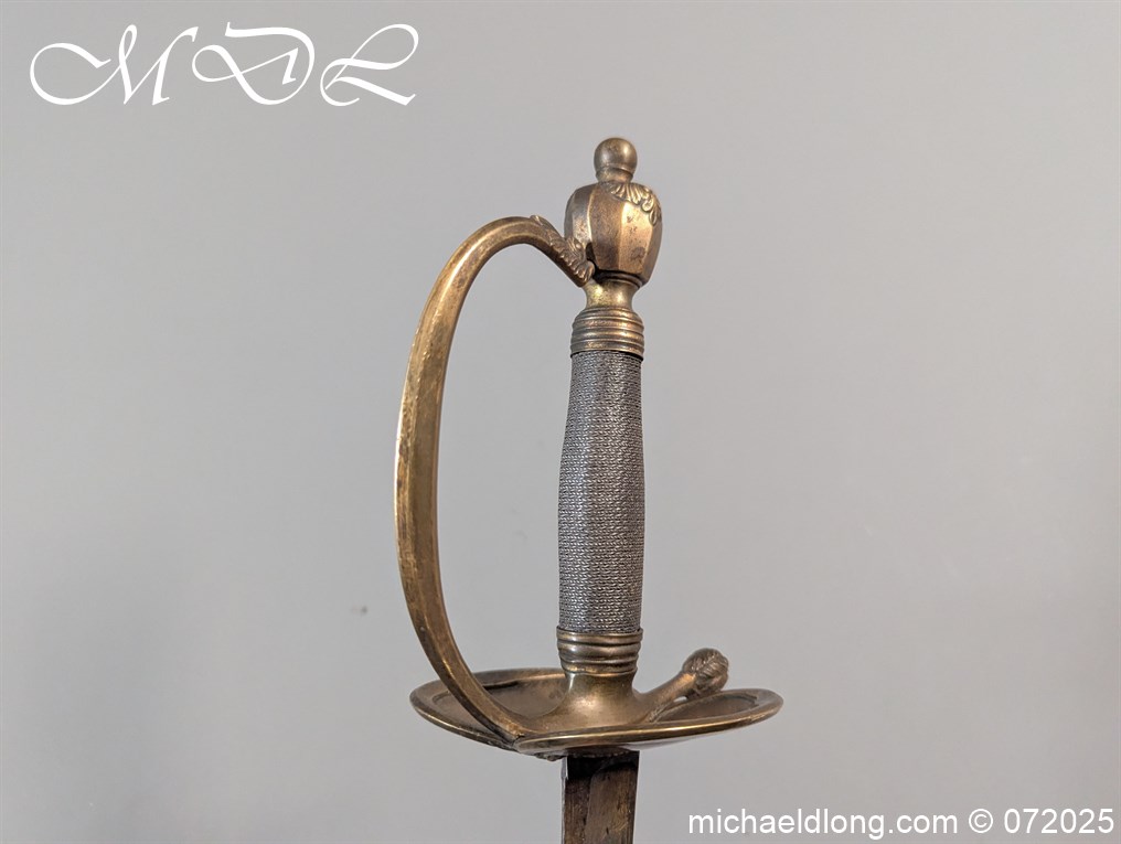 British 1796 Infantry Officers Sword by Hauschill - Image 9