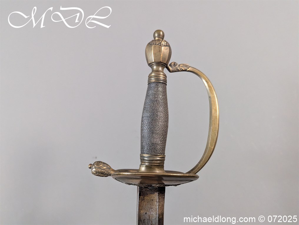 British 1796 Infantry Officers Sword by Hauschill - Image 8