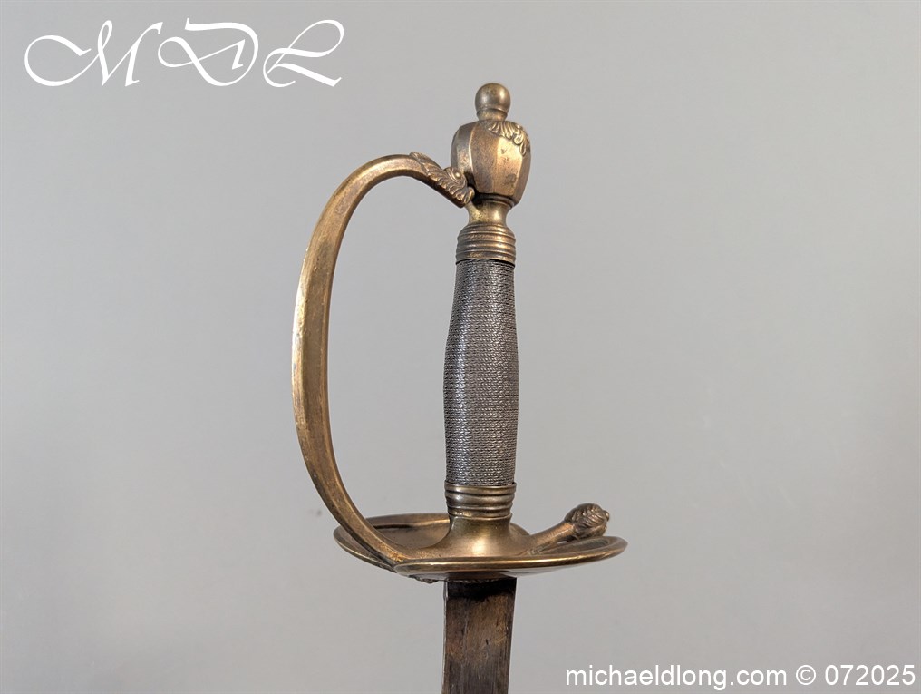 British 1796 Infantry Officers Sword by Hauschill - Image 5
