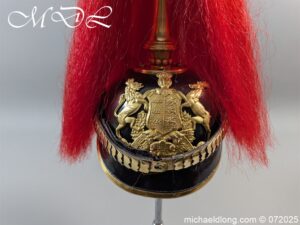 Alternative view of Wurttemburg Musicians Spiked Helmet Parade Plume