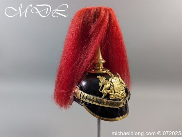 Wurttemburg Officers Spiked Helmet Parade Plume